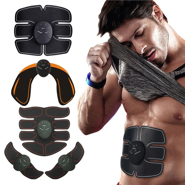 Smart EMS Wireless Muscle Stimulator Trainer Massager Fitness Abdominal Training Electric Weight Loss Body Slimming Pad - Flasho